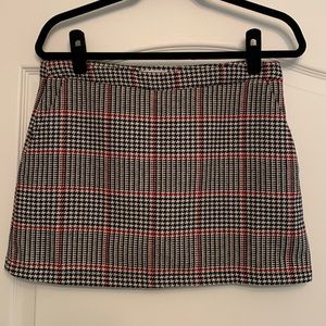 Classic plaid skirt